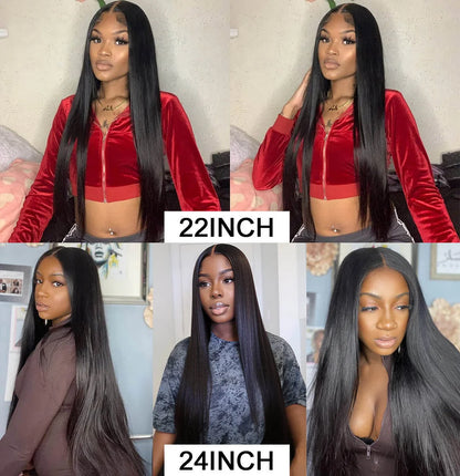 Straight 13x4 HD Lace Front Human Hair Wig 180%