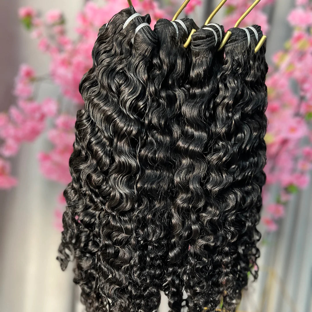 Burmese Curly Hair Bundles 3